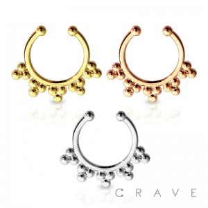 BURST MULTI BUBBLE FAKE SEPTUM HANGER